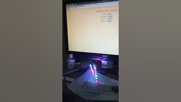 Control WS2812B LED strip RGB Webserver+nodeMCU