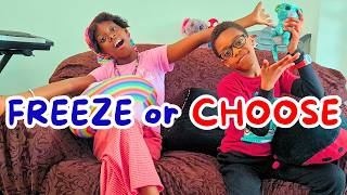 SELF CONTROL FOR KIDS! Freeze or Choose Challenge (Help Kids Learn Self Control Fast!)