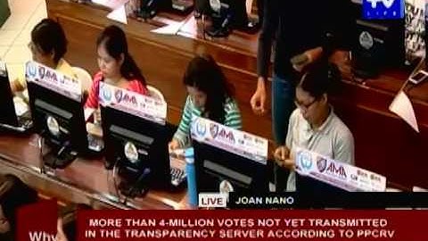 More than 4 million votes not yet transmitted in the transparency server — PPCRV