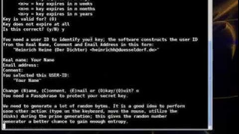 PGP Key Creation and Exporting your PGP Public Key Block