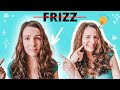 13 Reasons why your hair is frizzy and how to fix it // Wavy and curly frizzy hair care