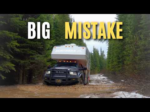 Unknown trail to EPIC camping spot didn't go as planned.