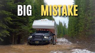 Unknown trail to EPIC camping spot didn't go as planned.