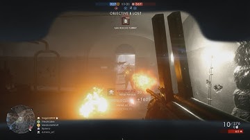 Battlefield 1 Monte Grappa - Sentry Guard Shootout in Bunker