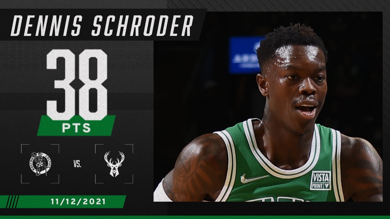 Dennis Schroder goes for 38 PTS against the Bucks ????