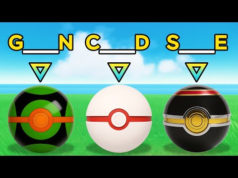 Choose Your Starter Pokemon Only By The First & Last Letter!