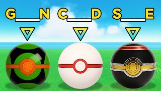 Choose Your Starter Pokemon Only By The First & Last Letter!