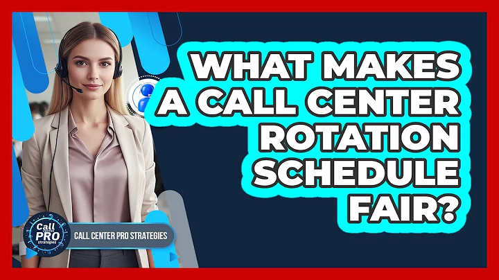 What Makes A Call Center Rotation Schedule Fair?
