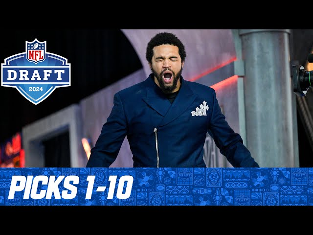 Picks 1-10: 5 Quarterbacks Drafted! | 2024 NFL Draft