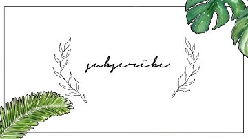 🌿 Minimalist Intro Template 🌿