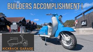 Another #lambretta on the road. How does it ride? #kickbackgarage