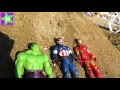 Халк. Халк против песчаной бури . Мультик игрушки супергерои Hulk, Spiderman, Aironman