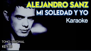 Video thumbnail of "Alejandro Sanz - Mi Soledad Y Yo - Karaoke Instrumental"