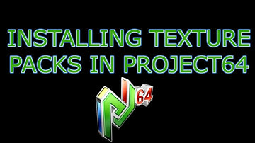 Installing Texture Packs in Project 64 3.0.1