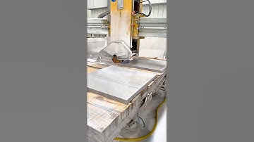 Automatic Stone Cutting Machine Slicing Granite Slabs with Precision Diamond Blade