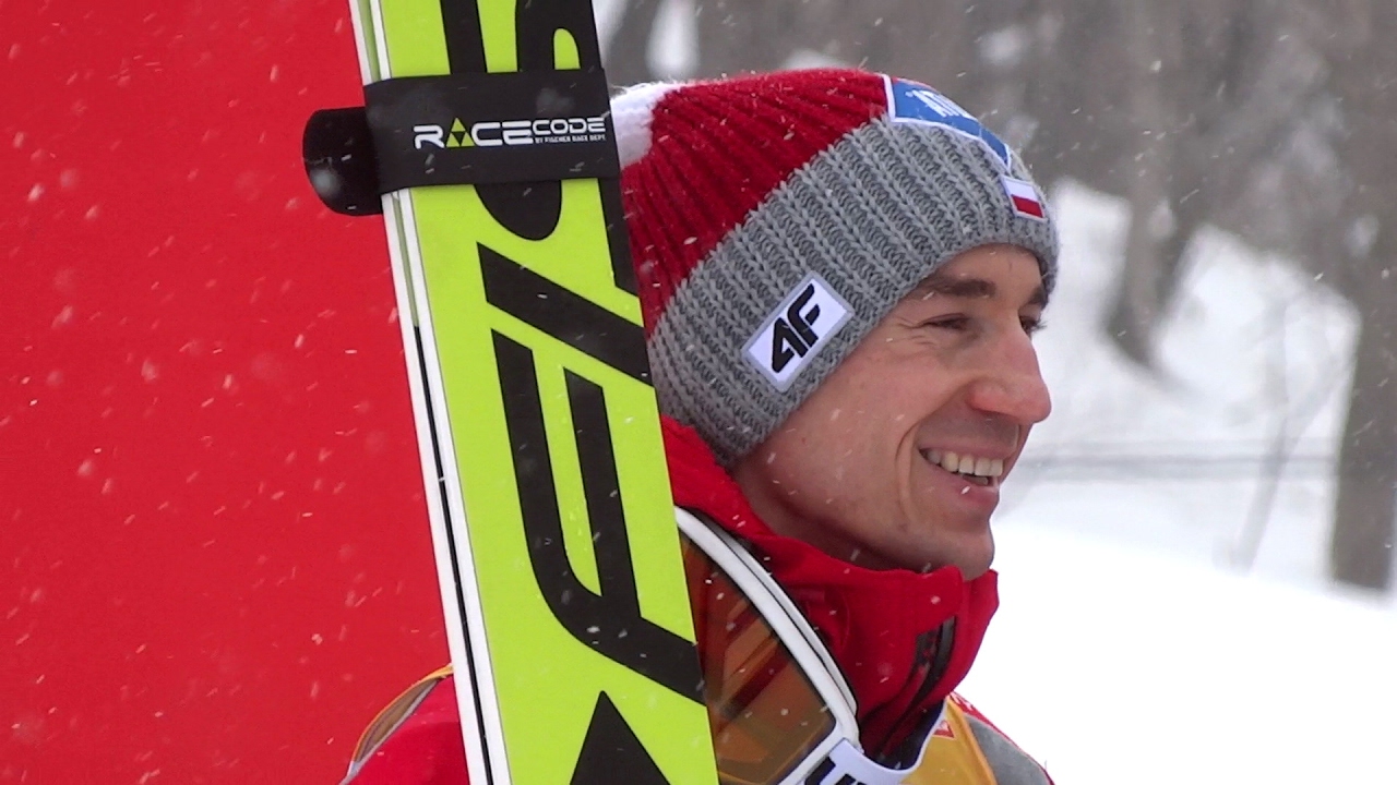 Kamil Stoch カミル ストッフ 17 2 12 Ski Jumping World Cup Sapporo Jpn ワールドカップ スキー ジャンプ 札幌 17 2 12 Youtube