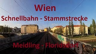 Schnellbahn Wien / Vienna | Meidling - Floridsdorf | Führerstandsmitfahrt / Cab Ride ÖBB 4020