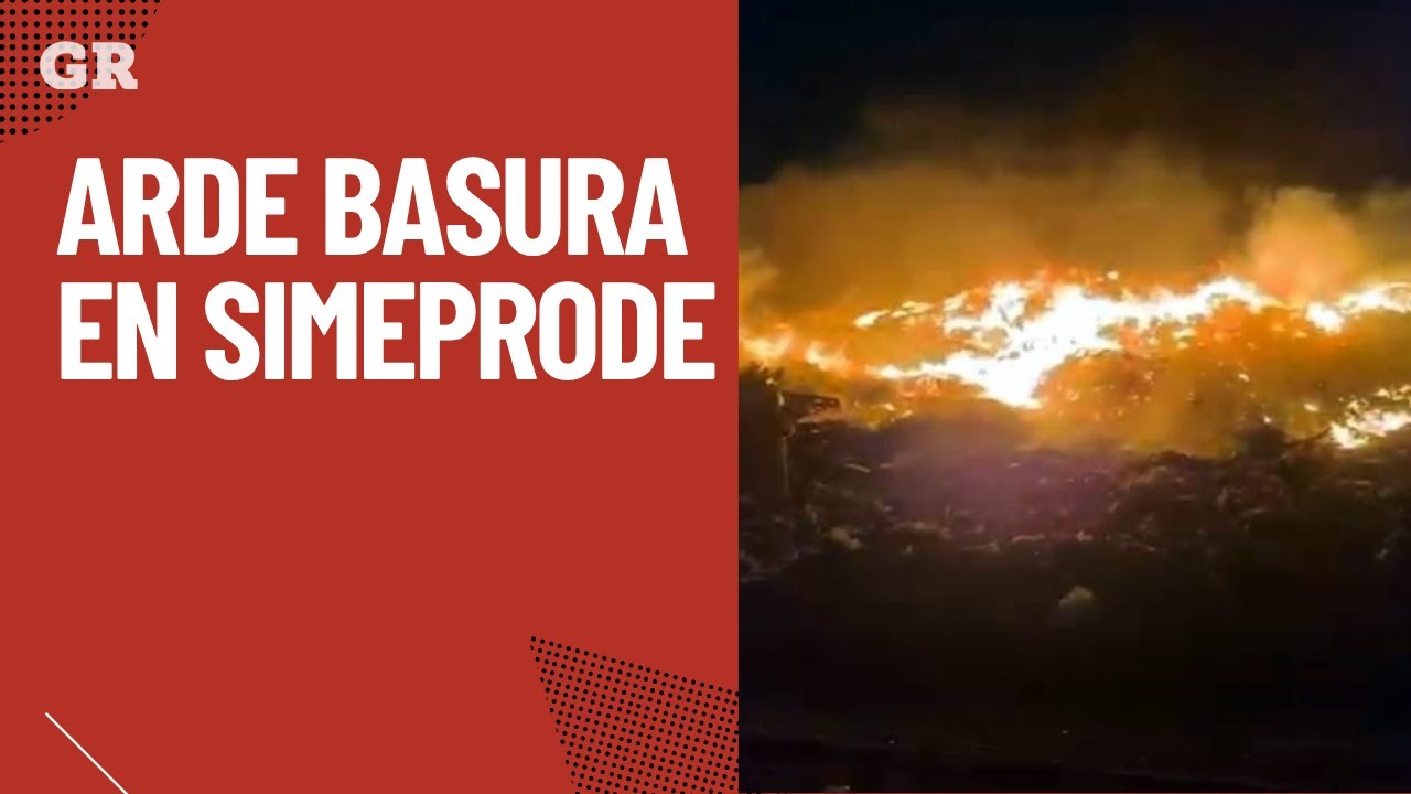 Arde basura en Simeprode | Monterrey - YouTube