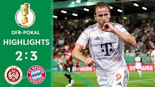 90' 4: Kane Shatters Wiesbaden’s Hopes! | Wehen Wiesbaden vs. FC Bayern 2-3 | Highlights | DFB-Pokal