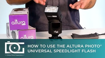 TUTORIAL | How To Use the Altura Photo® AP-UNV1 Universal Flash for CANON, NIKON & Other Cameras