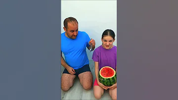 Cute Kid Pranks Dad 