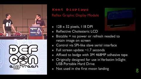 DEFCON 18: Welcome and Making the DEF CON 18 Badge  3/5