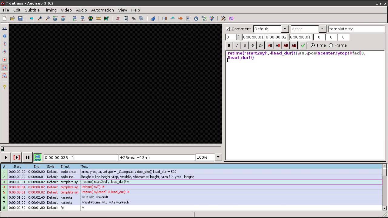 tutorial karaoke en aegisub effects tutorial karaoke en aegisub effects
