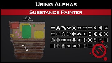 Substance Painter Tutorials (How to use alphas)