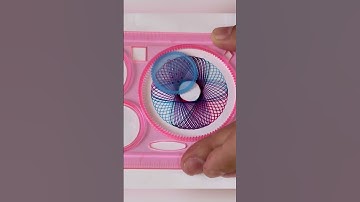Simple Spirograph design Satisfying ASMR video #shorts #ytshorts