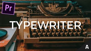 สอนทำ Effect ข้อความพิมพ์ดีด Typewriter | Premiere Pro Tutorial EP.15