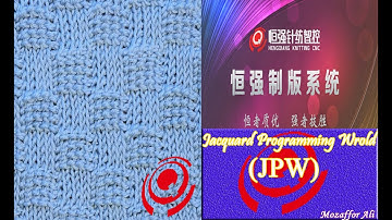 2 Knit and Reverse Crochet Stitch Pattern..As Picture In Jacquard Machine...HQPDS Software.....