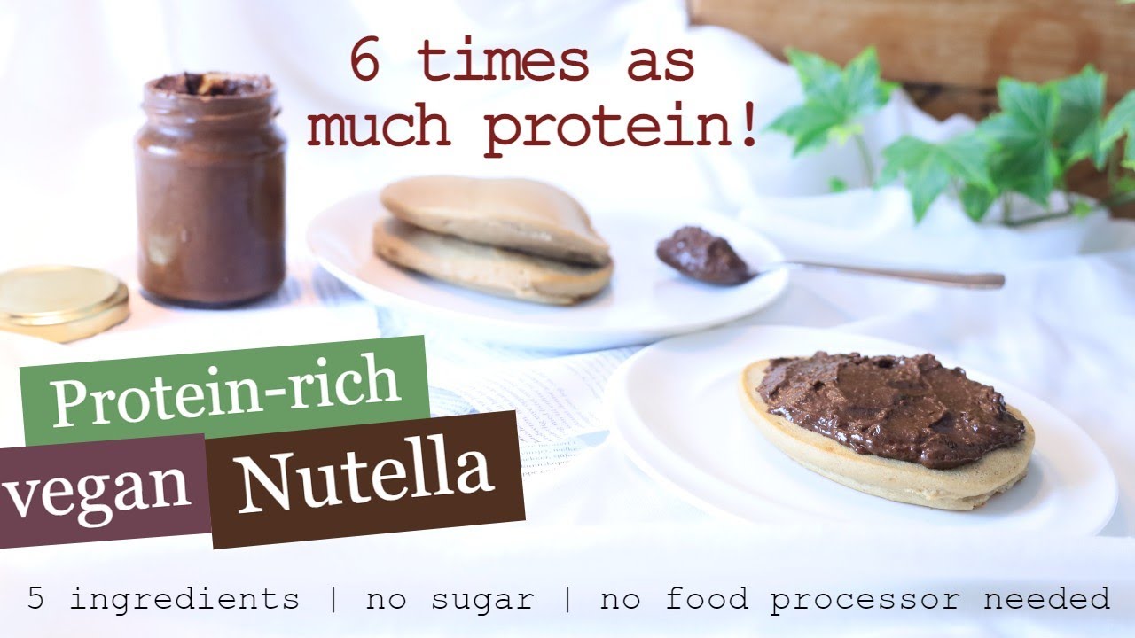 VEGAN NUTELLA 6 times as rich in protein! (no palm oil of course
