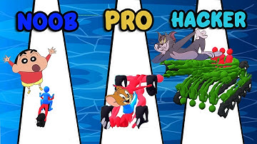 NOOB vs PRO vs HACKER | In Human Vehicle | With Tom And Jerry | DigiOn Gamer