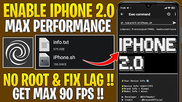 Enable iPhone Performance On Any Android Phone Without Root || Optimize FPS & Fix Lag !