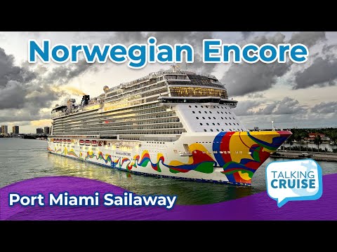 Norwegian Encore - Port Miami Sailaway (Nov 2021)