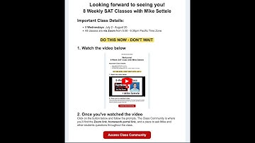 Student portal access video