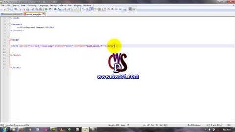 Creating a file Upload Part 1