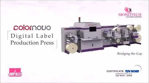 JETSCI ColorNovo Digital UV Inkjet Label Production Press