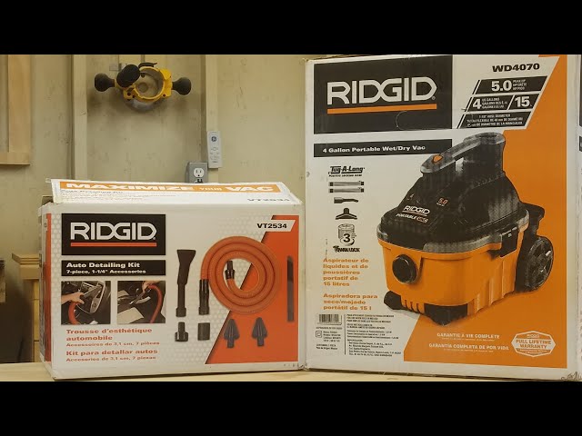RIDGID Auto Detailing Kit 