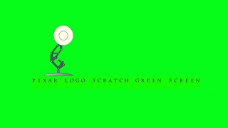 Pixar logo scratch green screen