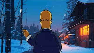 Snowy Sidewalk - Lofi hip hop mix ~ Stress Relief / Relaxing Music / Smoke Vibes