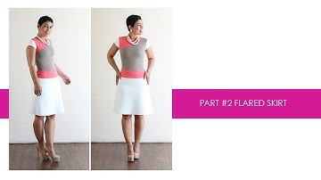 Mimi G Style for Simplicity, Pattern 1276 Tutorial. Part #2 Flared Skirt.