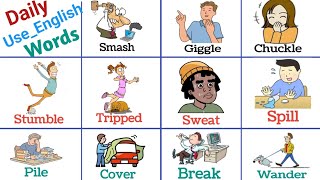 Most common Daily use english words | Vocabulary in English | Action verbs |