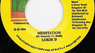 Video thumbnail of "Lukie D - Meditation"