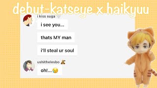debut- haikyuu x katseye 🌸˚˖⋆ ──★
