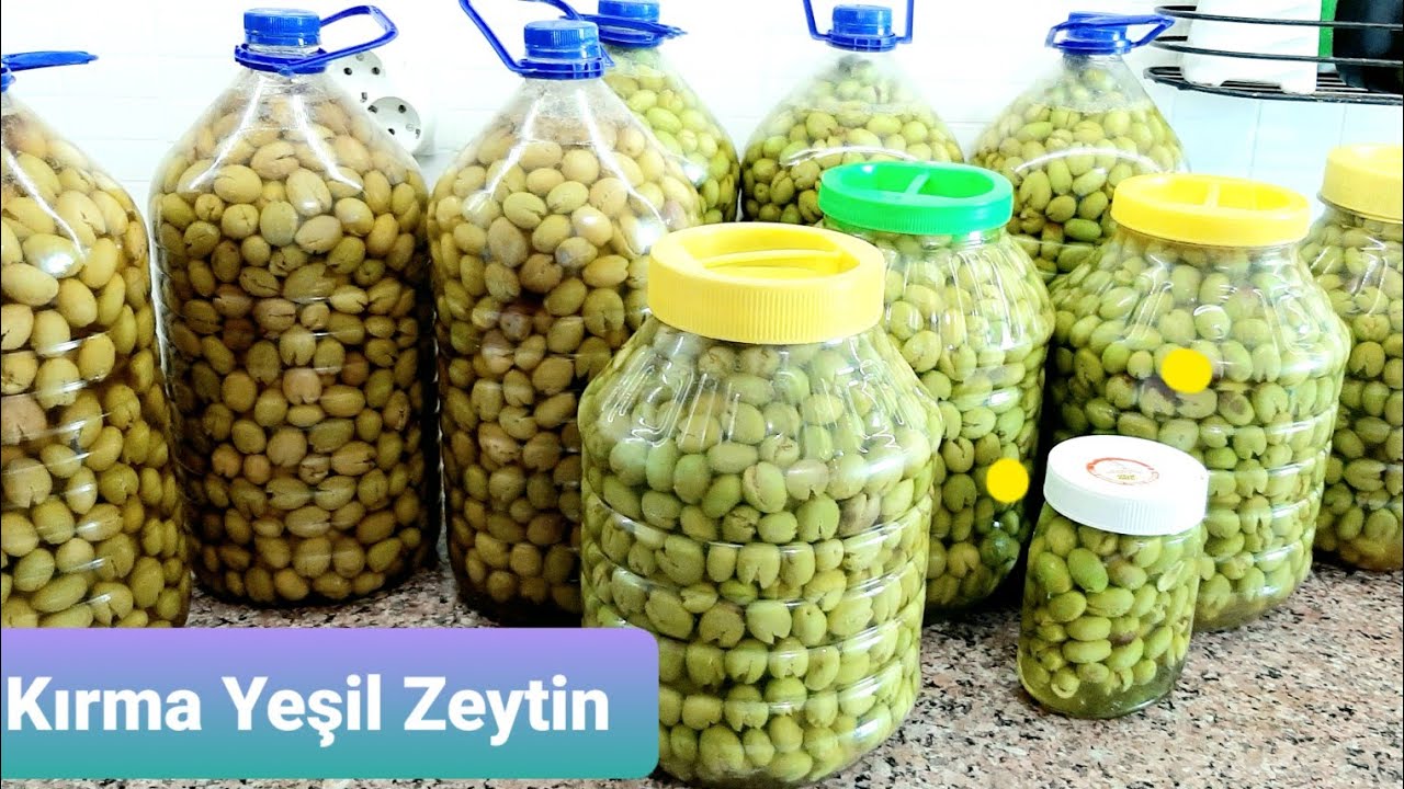 Tüm Detaylarıyla Kırma Yeşil ZeytinTarifi #kırmayeşilzeytintarifi #yeşilzeytinYapımı
