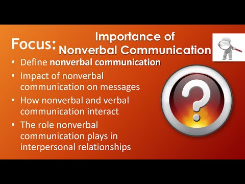 Importance of Nonverbal Communication