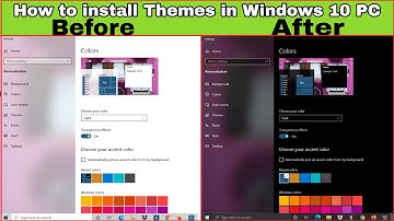 How to install latest themes in Windows 10 PC | How to Install New Desktop Themes in Windows 10