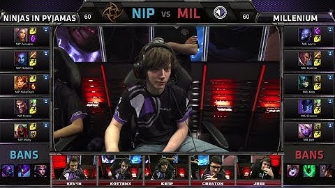 Millenium vs Ninjas in Pyjamas Game 2 | S4 EU LCS Summer Promotion Tournament Day 1 | MIL vs NIP G2