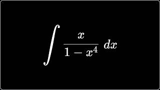 the substitution that kills x⁴ in the denominator (sol. 88)